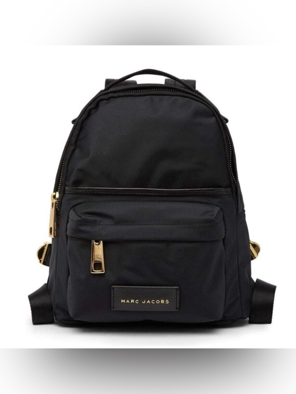 Marc Jacobs Varsity Black Nylon Mini Backpack Lighweight